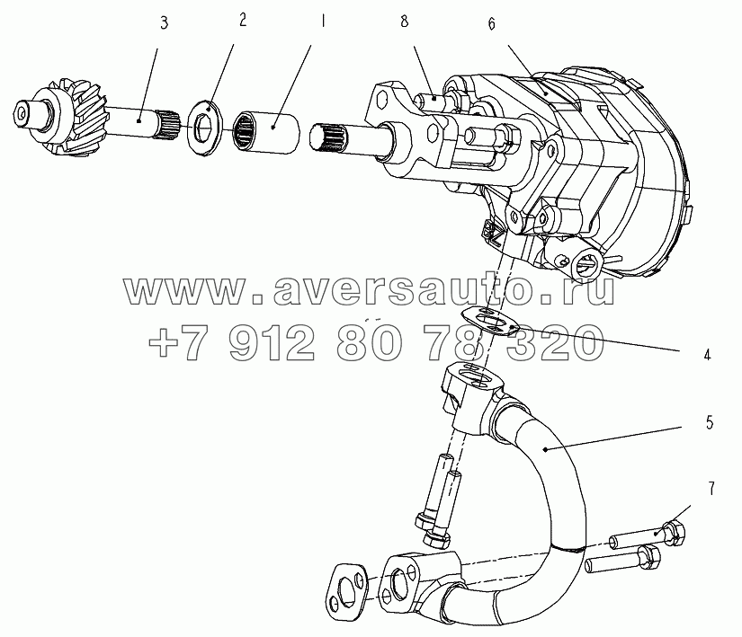1S10691000143 Масляный насос
