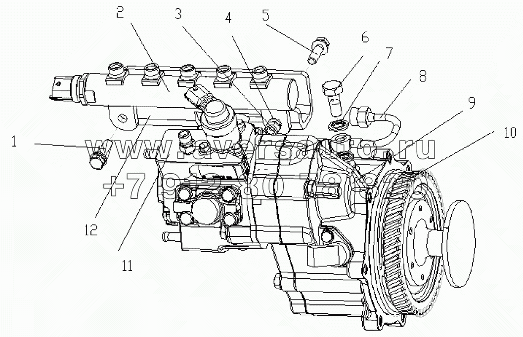 1S10691000143 Топливный насос