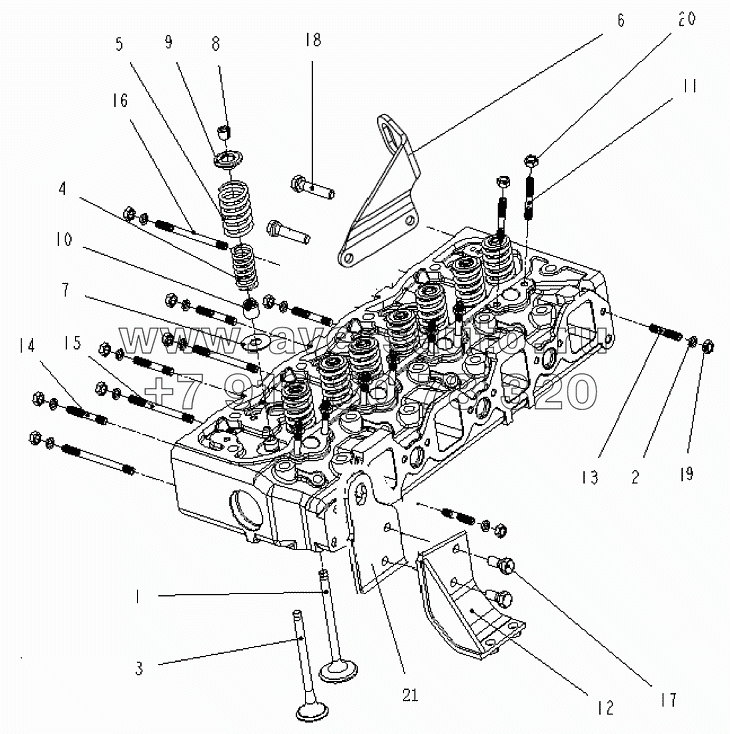 1S10691000143 Головка цилиндра