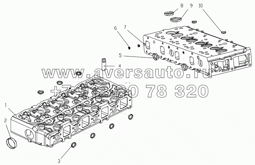 1S10691000143 Соединительная часть головки цилиндра