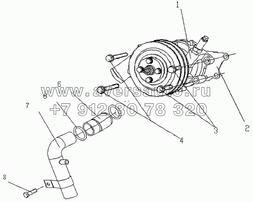 1S10691000143 Водяной насос