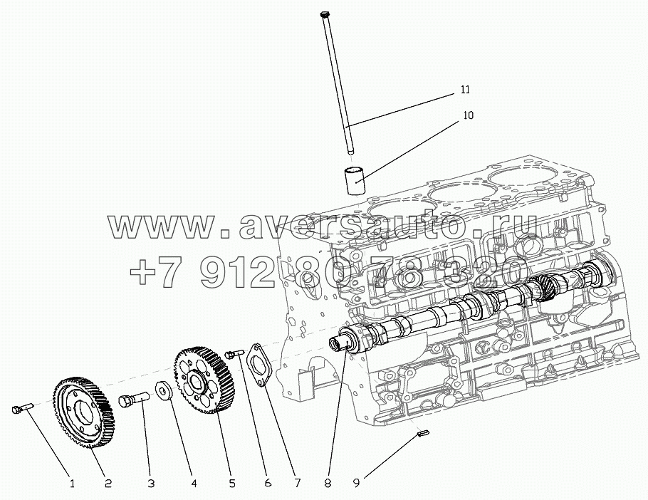 1S10691000143 Кулачковый вал