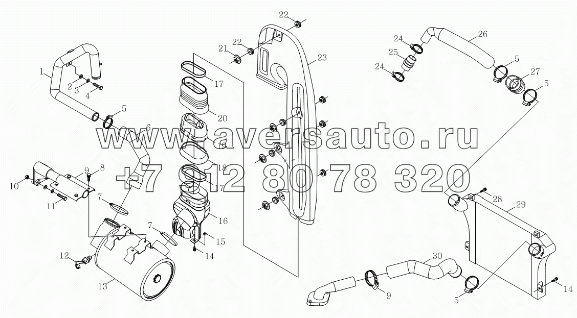 1S10591190119 Впускное устройство