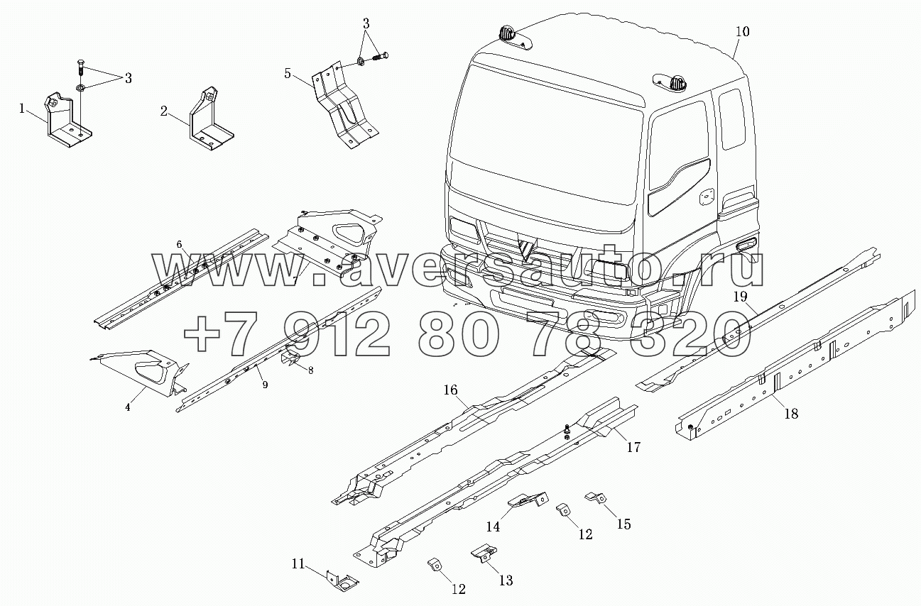 Элементы кабины