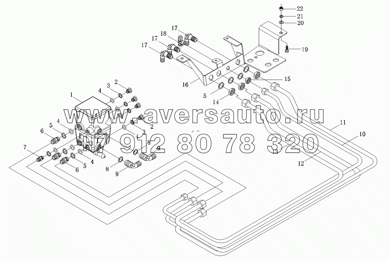 Клапан тормозной