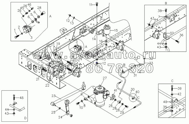 Steering box and accessories