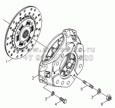 Сцепление в сборе