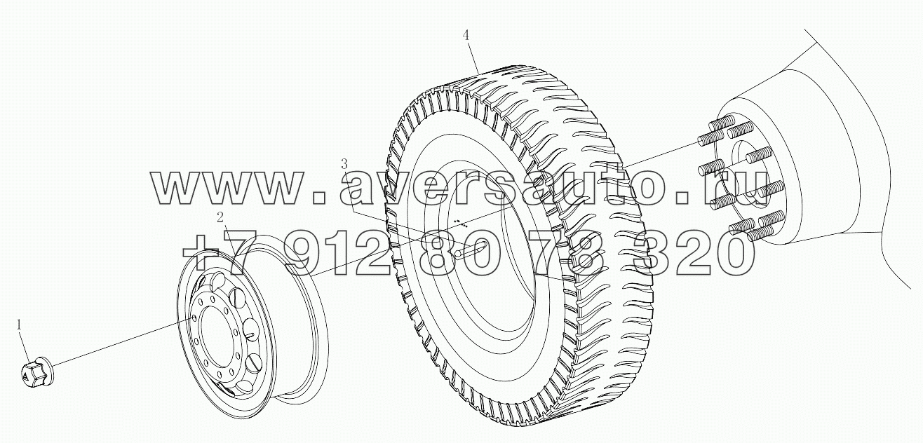  1S12403110000 Wheel and tyre
