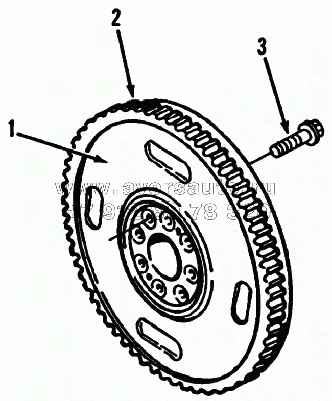  1S42591000201 Engine-flywheel