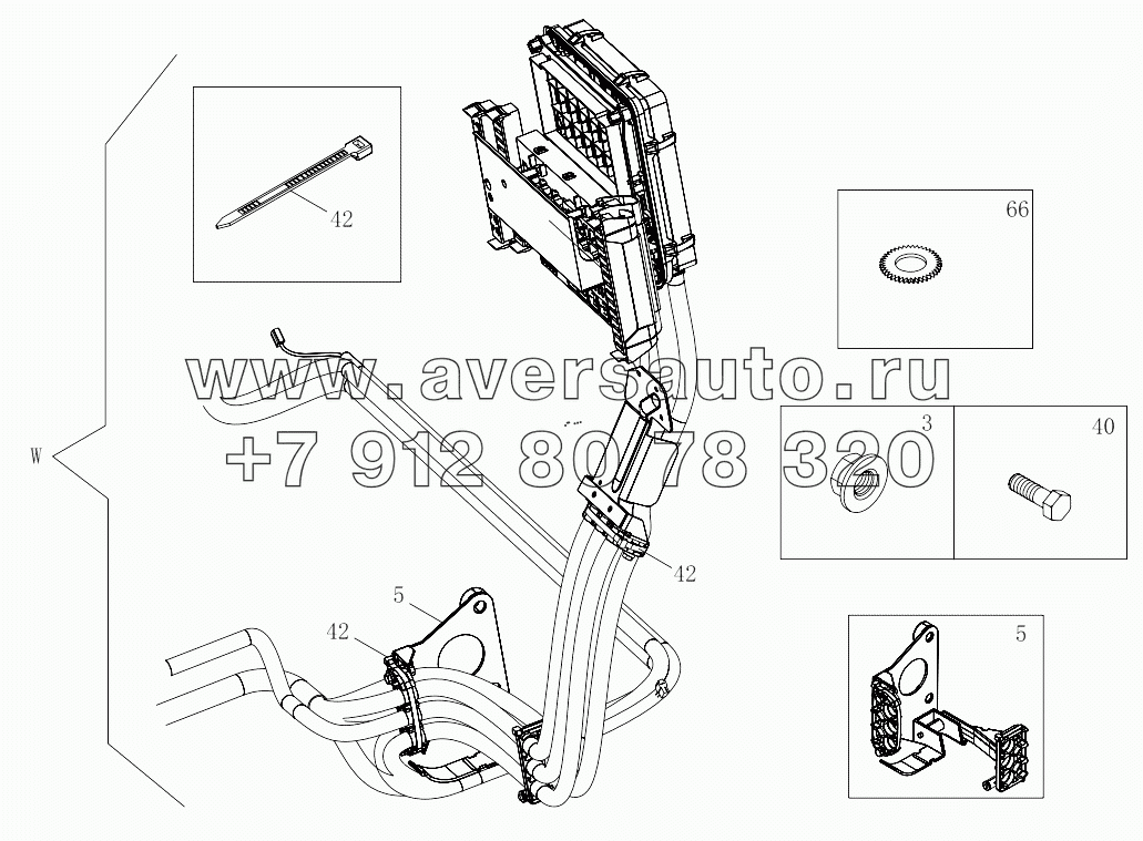  1S41893620711 Chassis harness