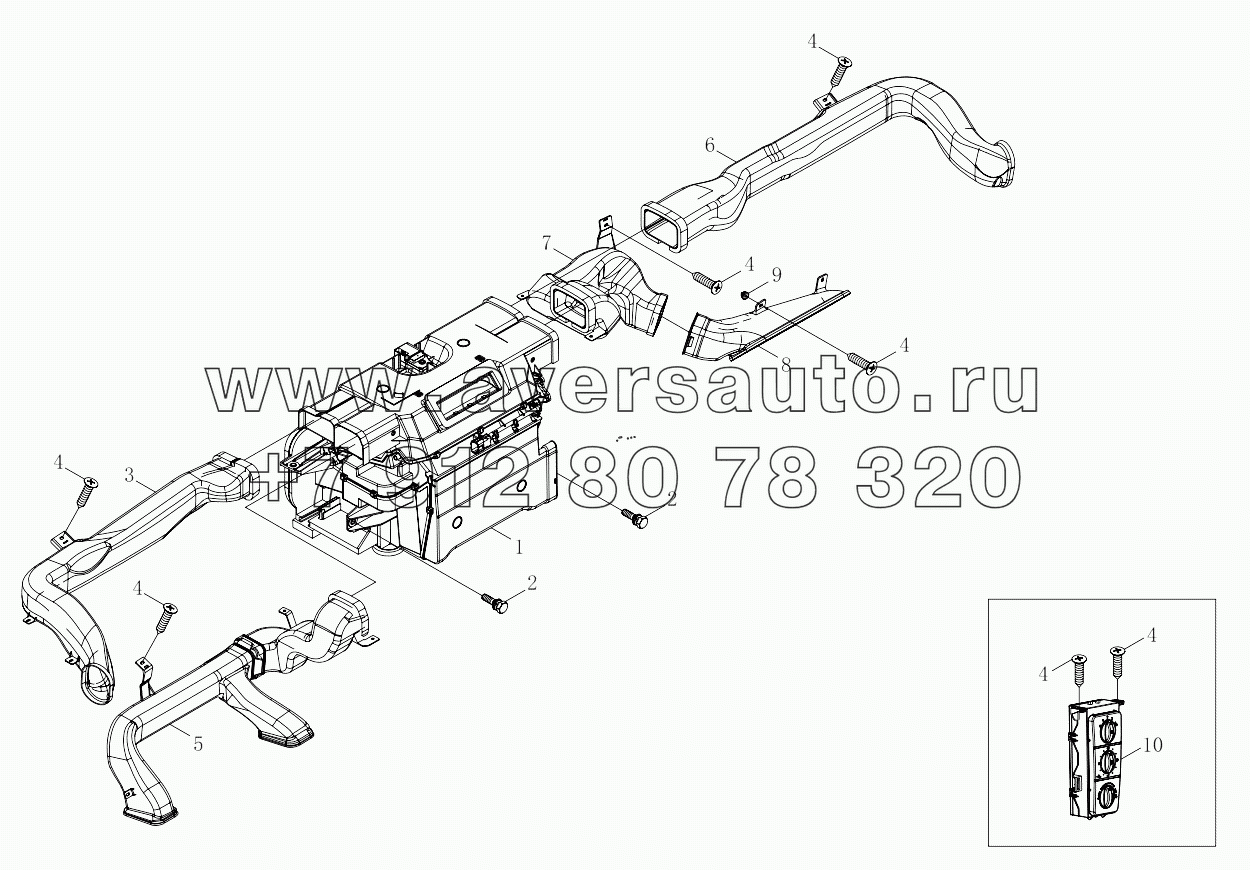  1SB2488110402 Heating unit (heater)