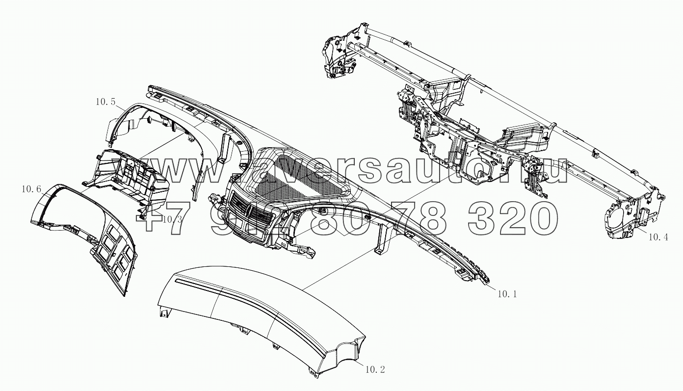  1SB2485350411 Instrument panel