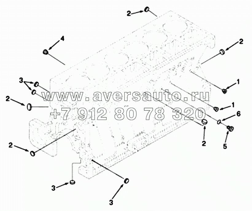  1S42591000201 Engine-cylinder block accessory installation