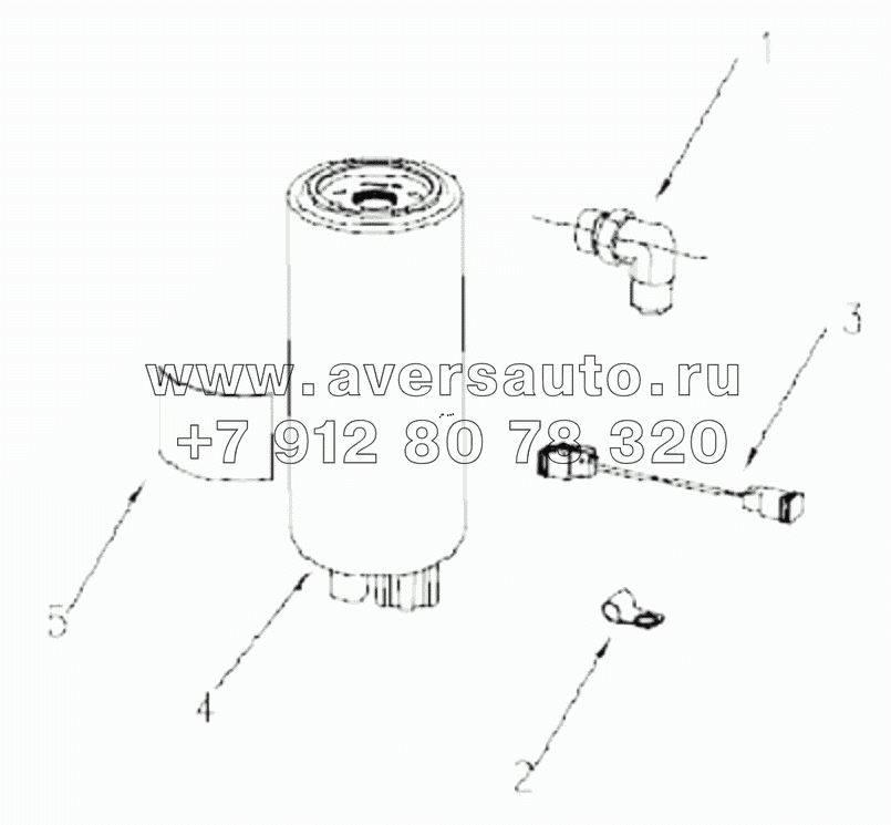  1S42591000201 Engine-fuel filter