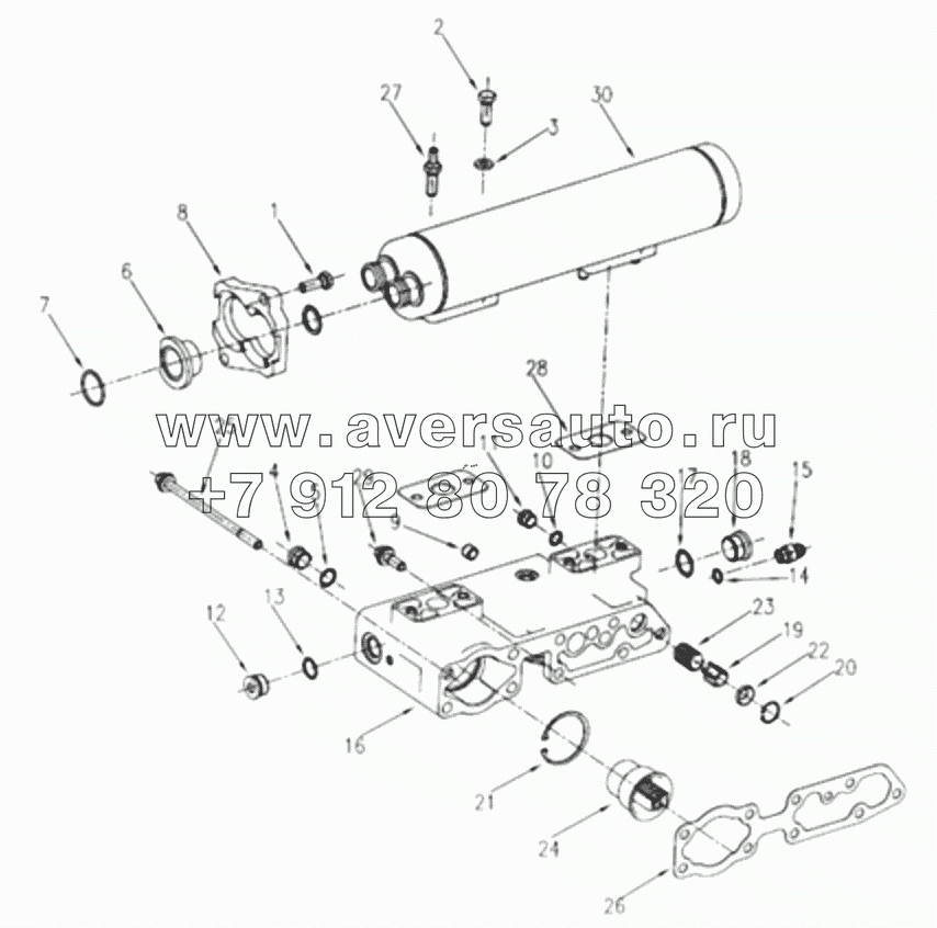  1S42591000201 Engine-oil filter seat