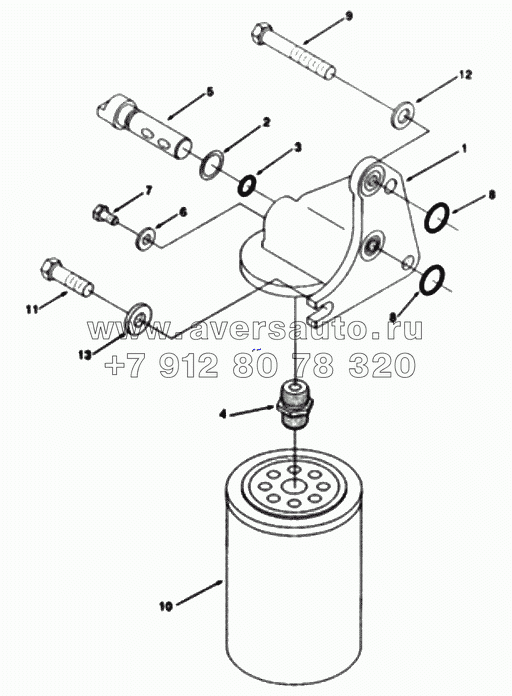  1S42591000201 Engine-anti-corrosion water filter