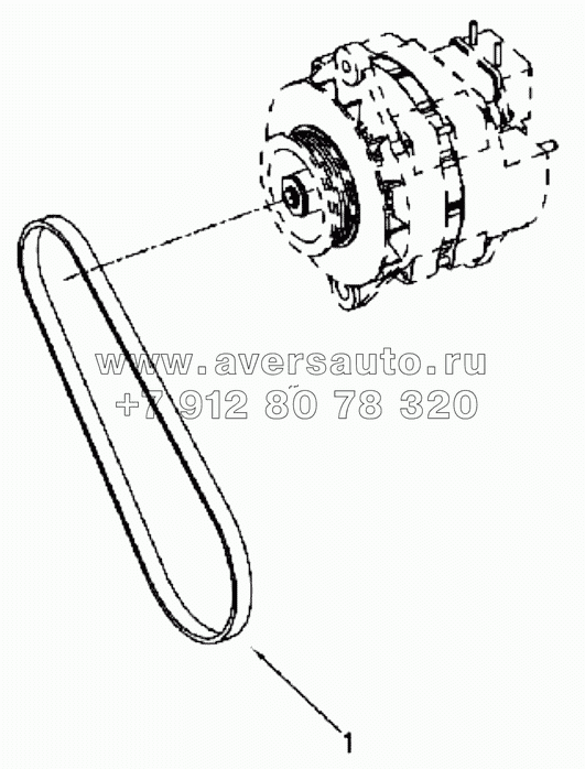  1S42591000201 Engine-generator drive