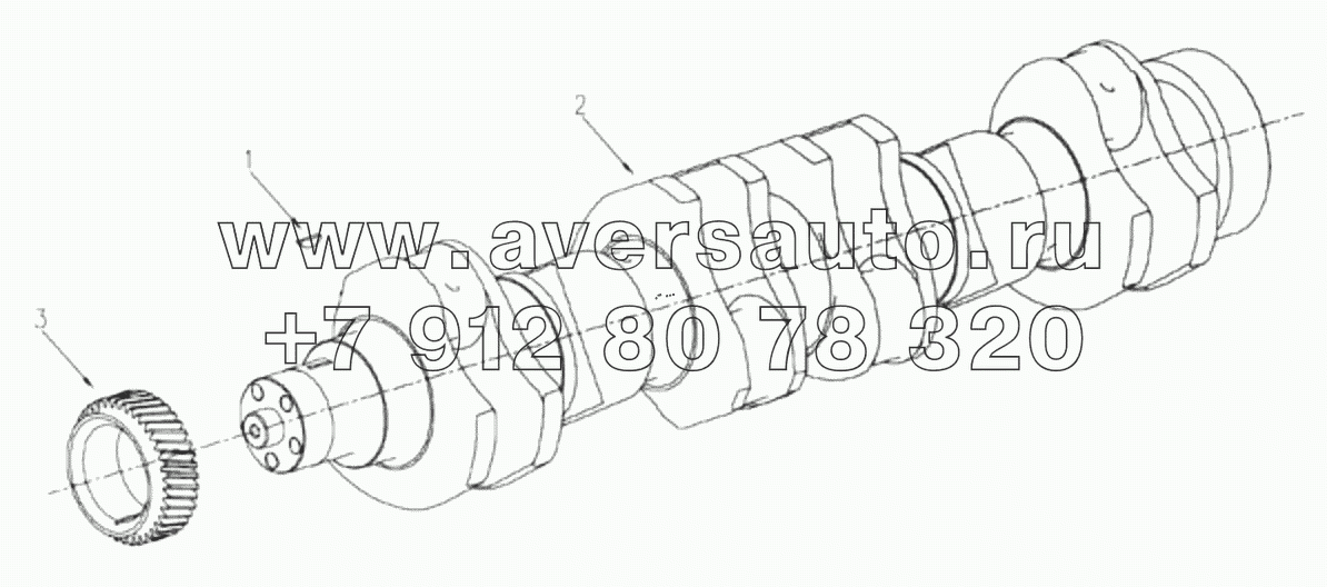  1S42591000201 Engine-crankshaft