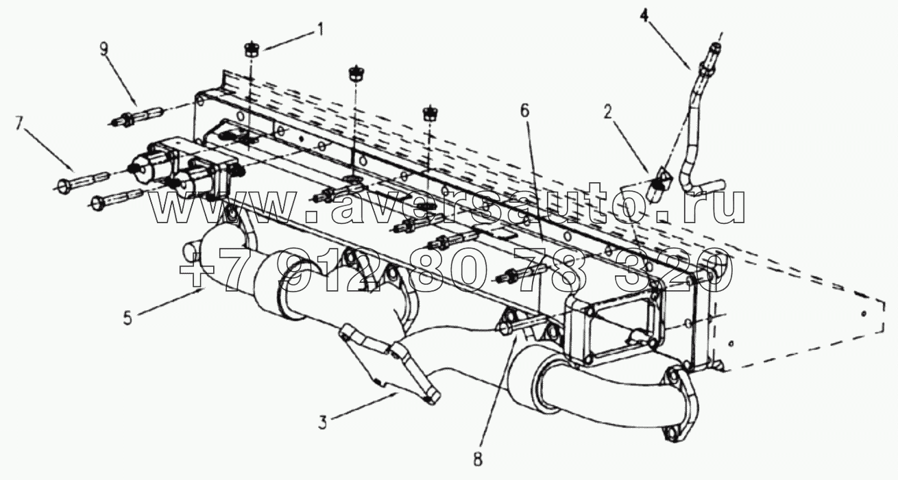  1S42591000201 Engine-booster piping-2