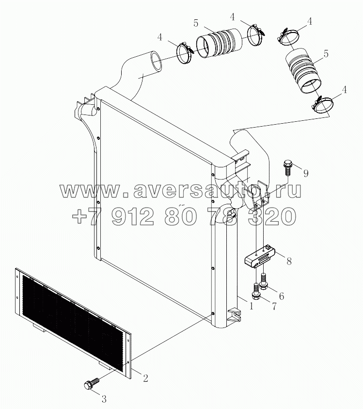  1S41891193201 Inter-cooler device