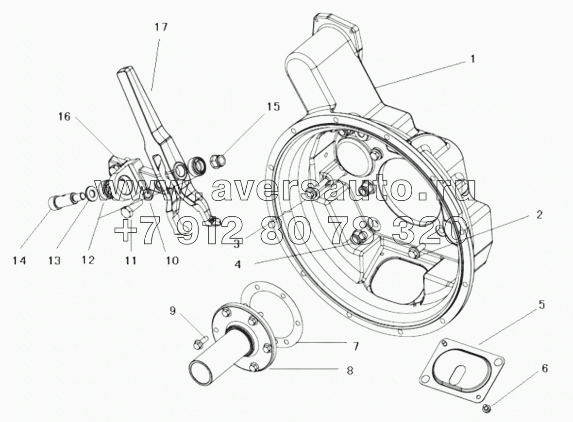  1S41891710701 Transmission assembly-clutch structure