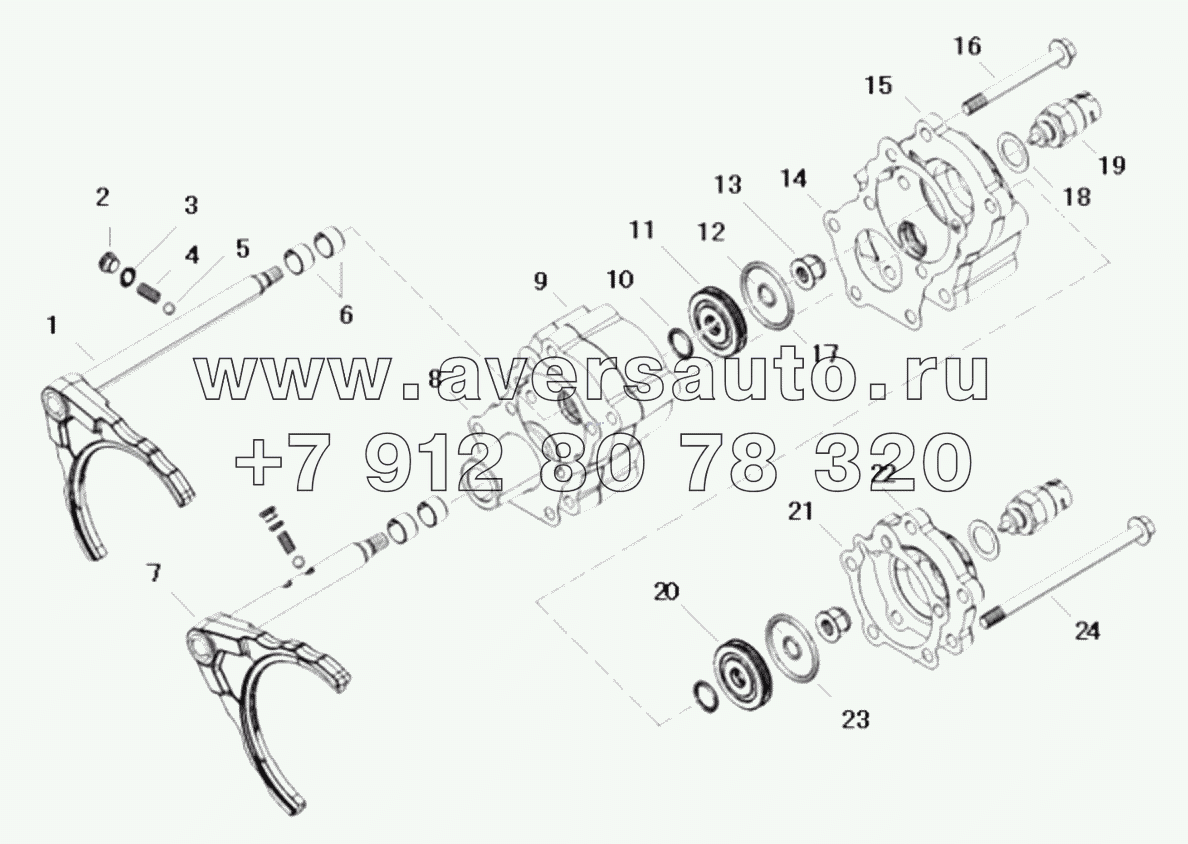  1S41891710701 Transmission assembly-cylinder block assembly