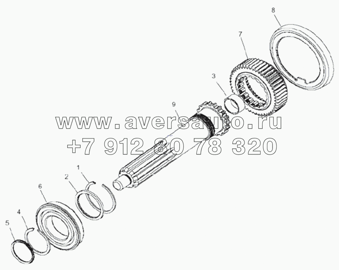  1S41891710701 Transmission assembly-input shaft assembly