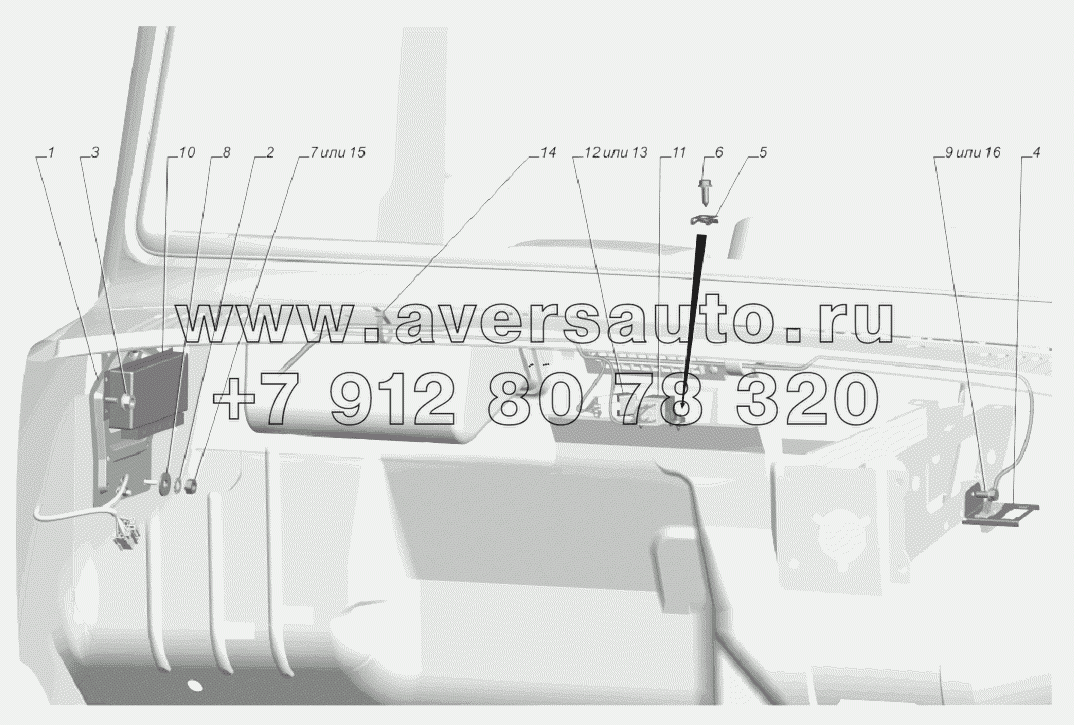 33086-3862002. Установка блока управления и предохранителей АБС