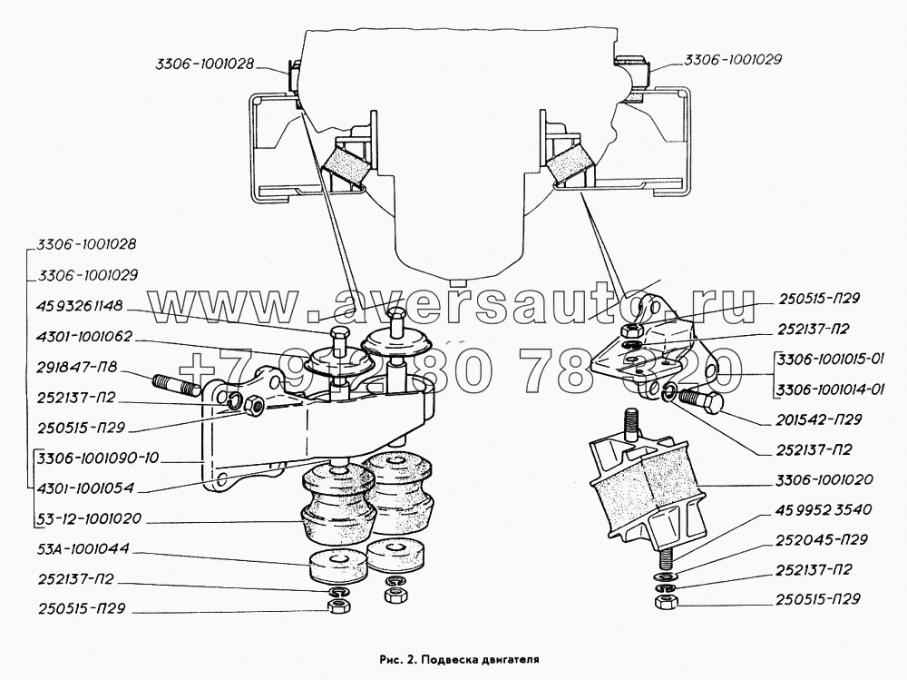 Подвеска двигателя