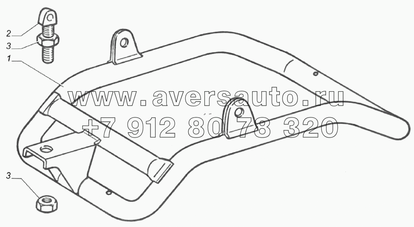 Механизм регулировки сидения водителя ГАЗ-33104 "Валдай" 3302-6804008-10