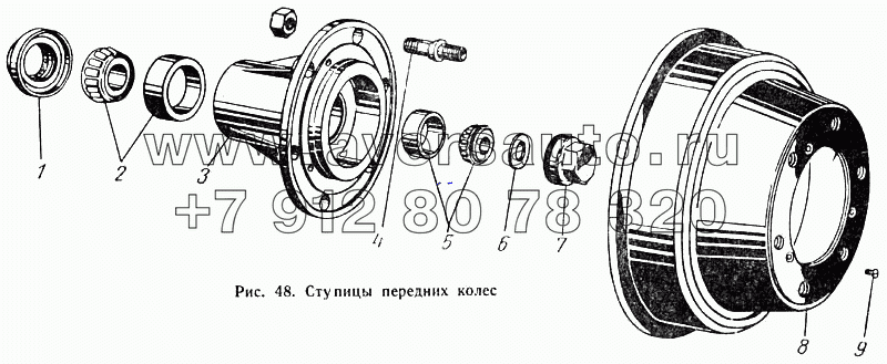 Ступицы передних колес