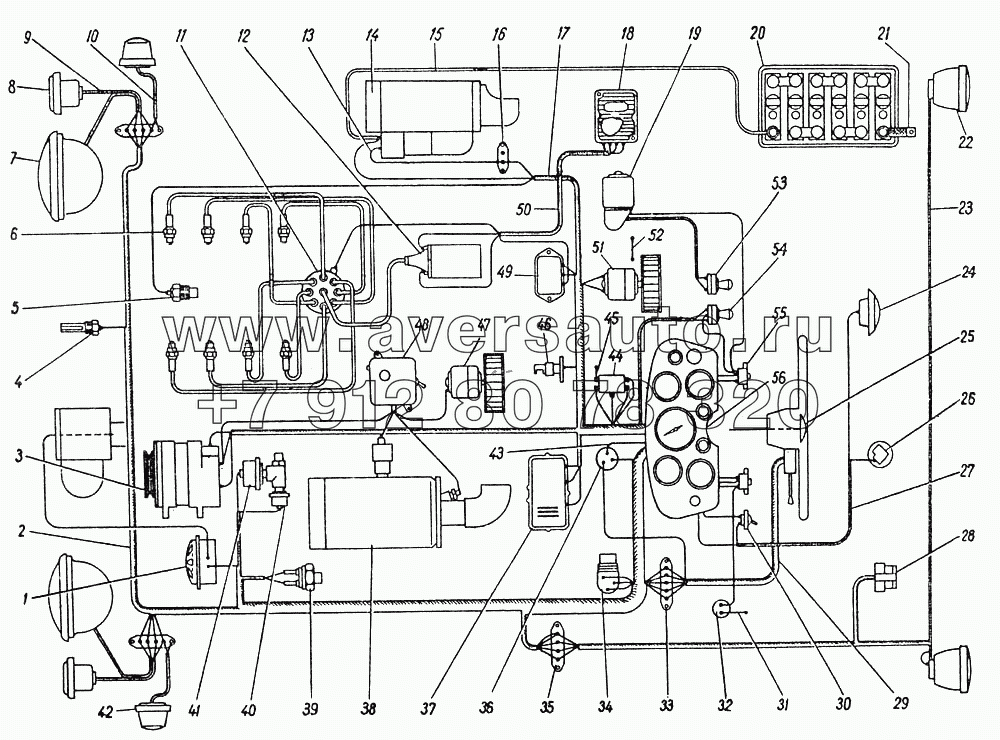 Схема электрооборудования