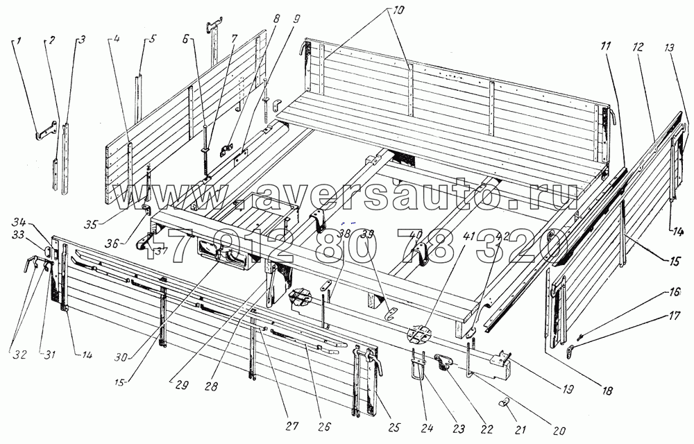 Платформа для ГАЗ-51А и ГАЗ-51Ж