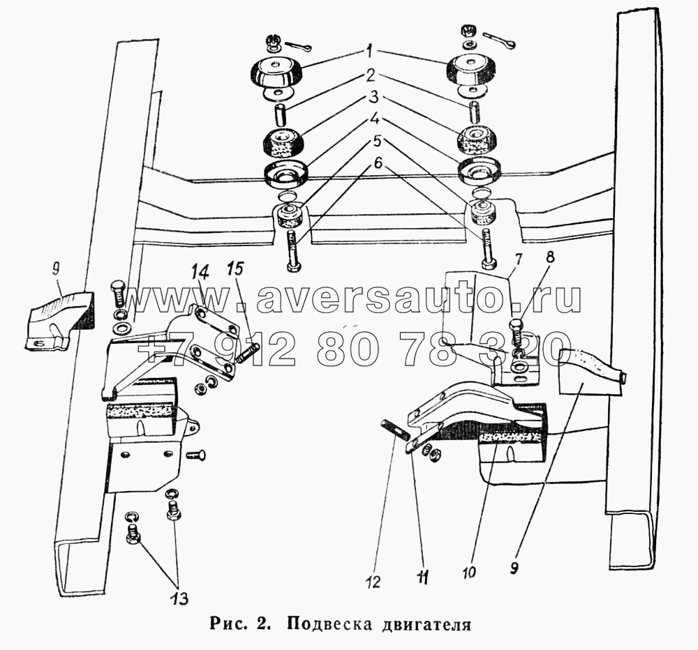 Подвеска двигателя