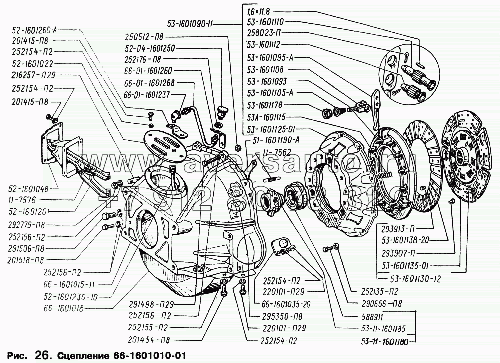 Сцепление 66-1601010-01