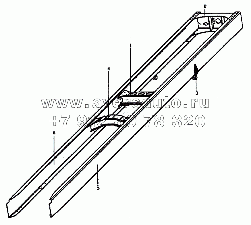 Рама самосвала 4x2