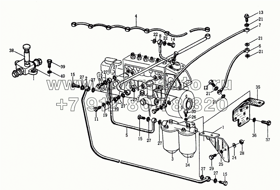 Топливные шланги WD615