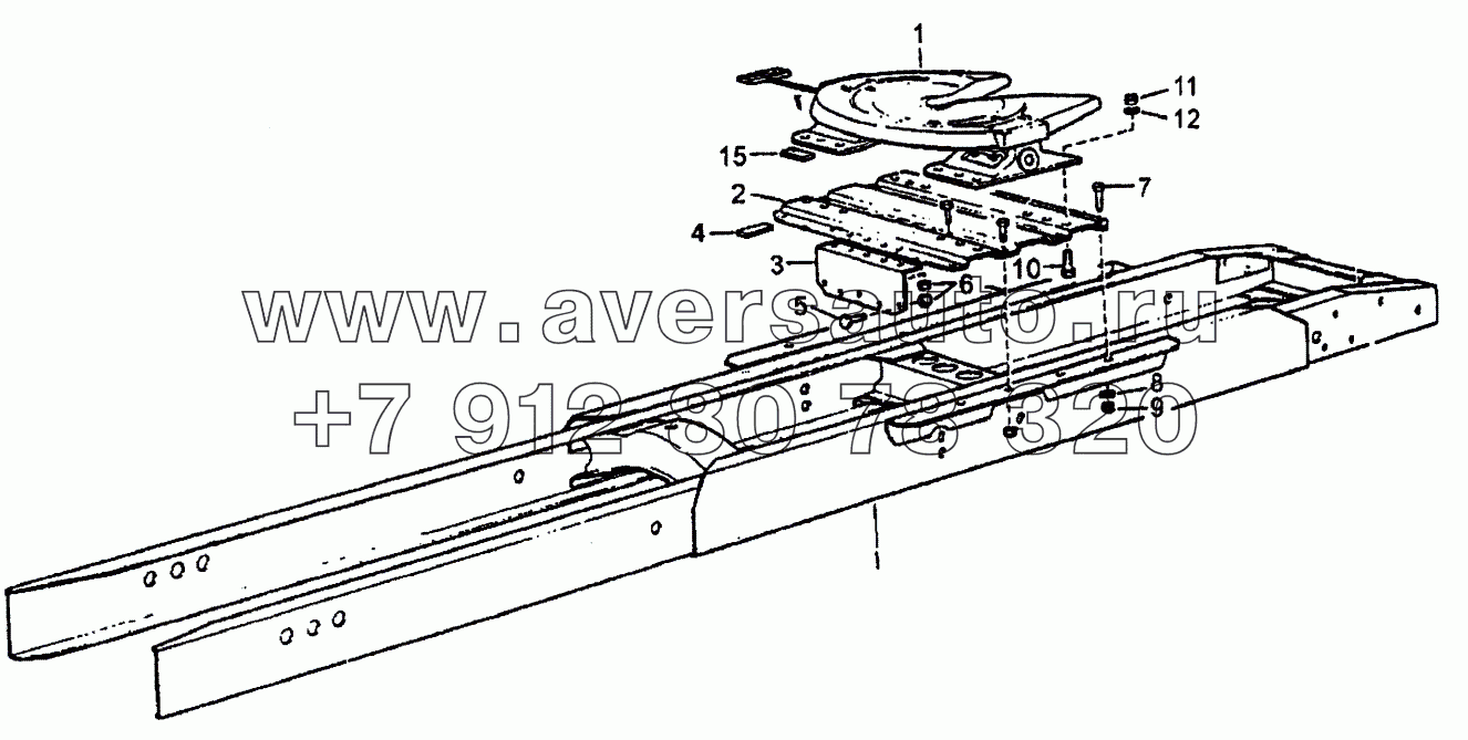 Седельное устройство 4x2