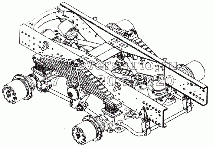 Краткое описание балансирной подвески NS-07