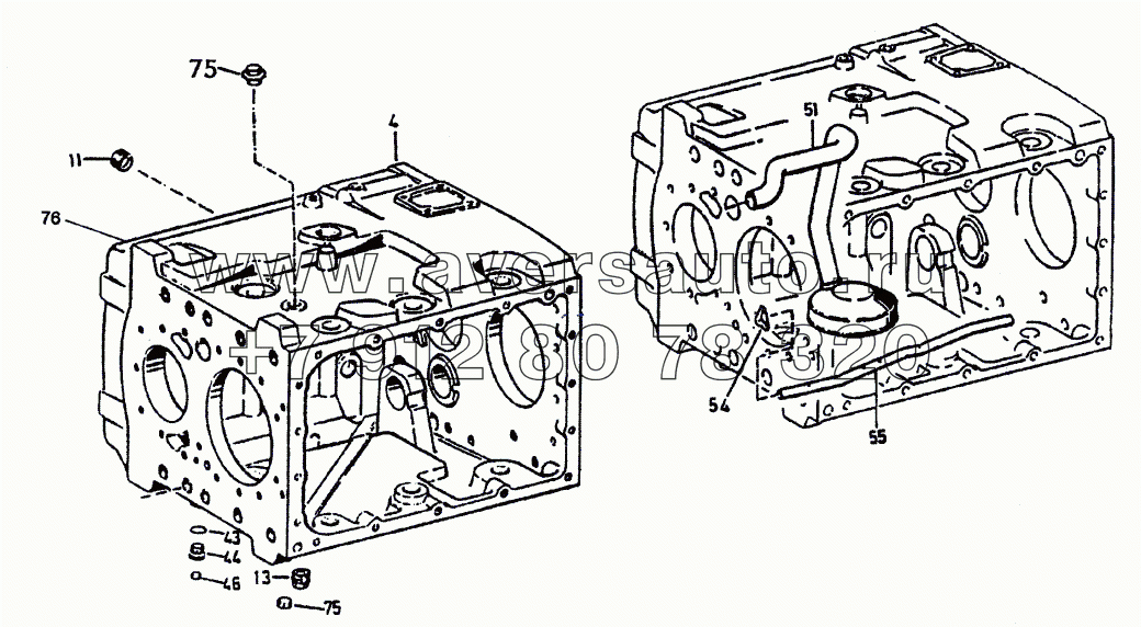 Корпус коробки передач ZF