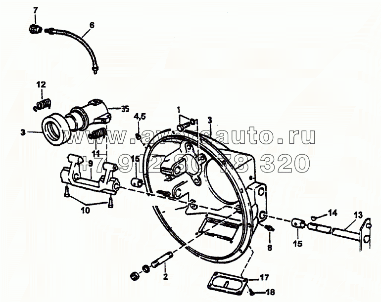 Картер сцепления ZF