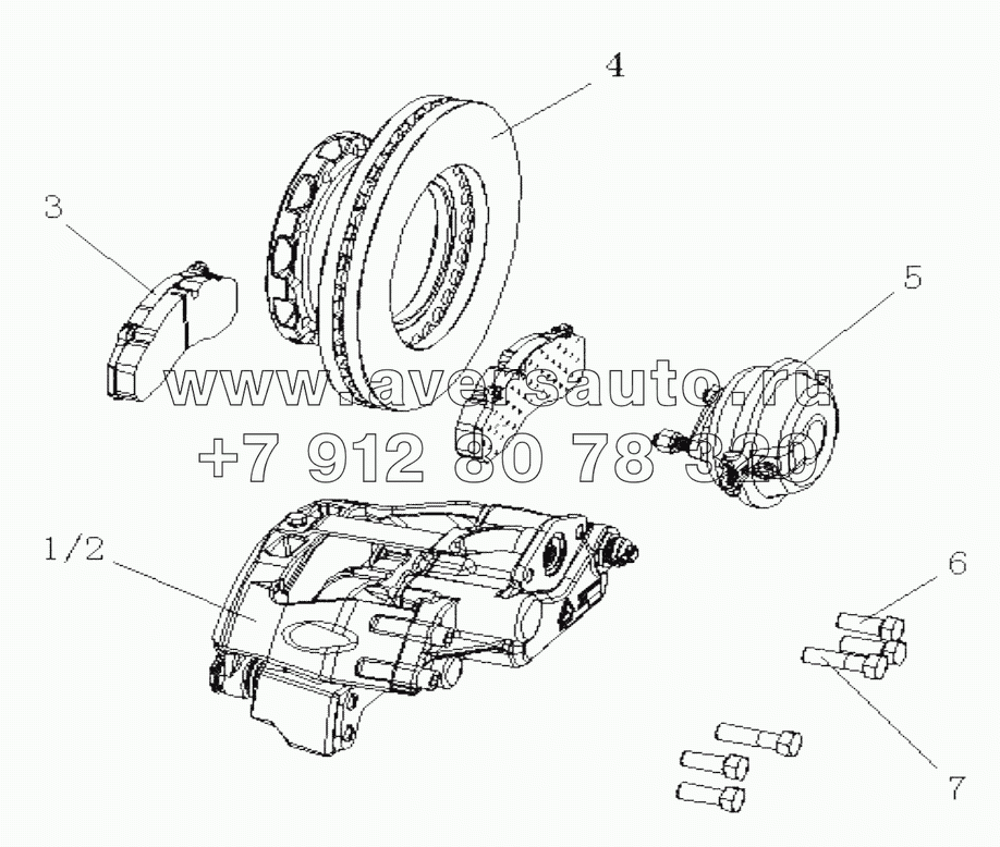  Disc brake (ZZ30A001 L/R)