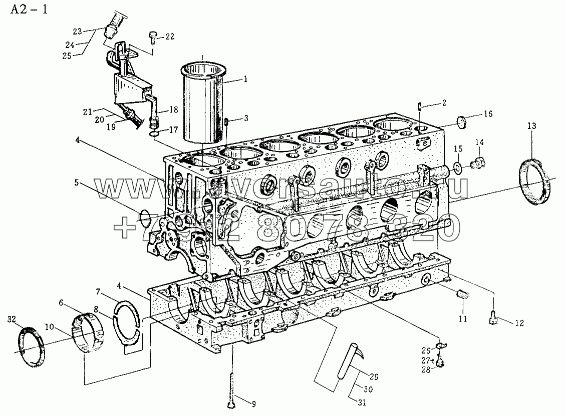 WD618 CRANK CASE (A2-1)