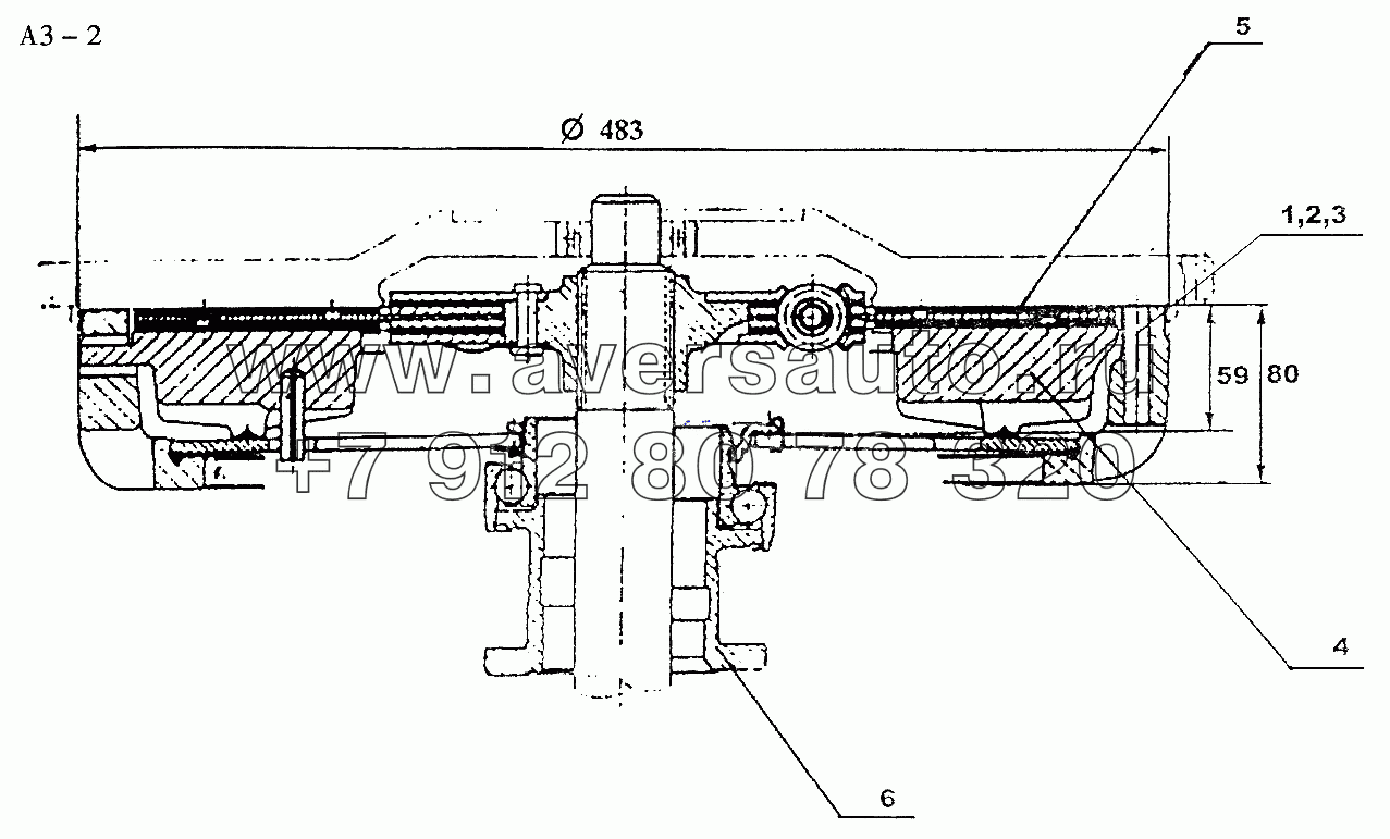 Ф430mm CLUTCH (A3-2)