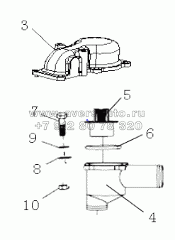  Temperature regulator assembly (80 degrees)