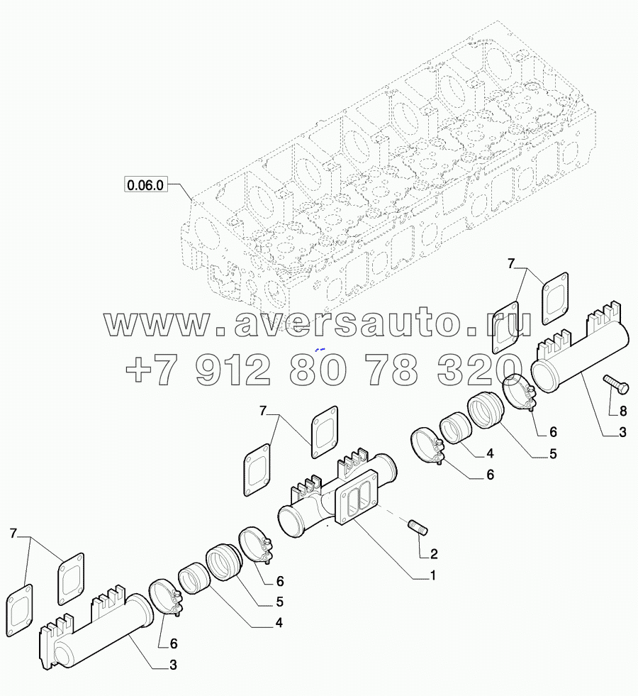 0.07.8(01) EXHAUST MANIFOLD (500322365)