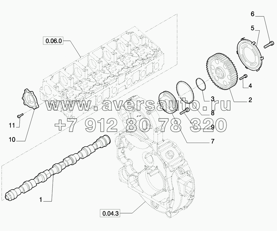 0.12.5(01) CAMSHAFT (504129406)