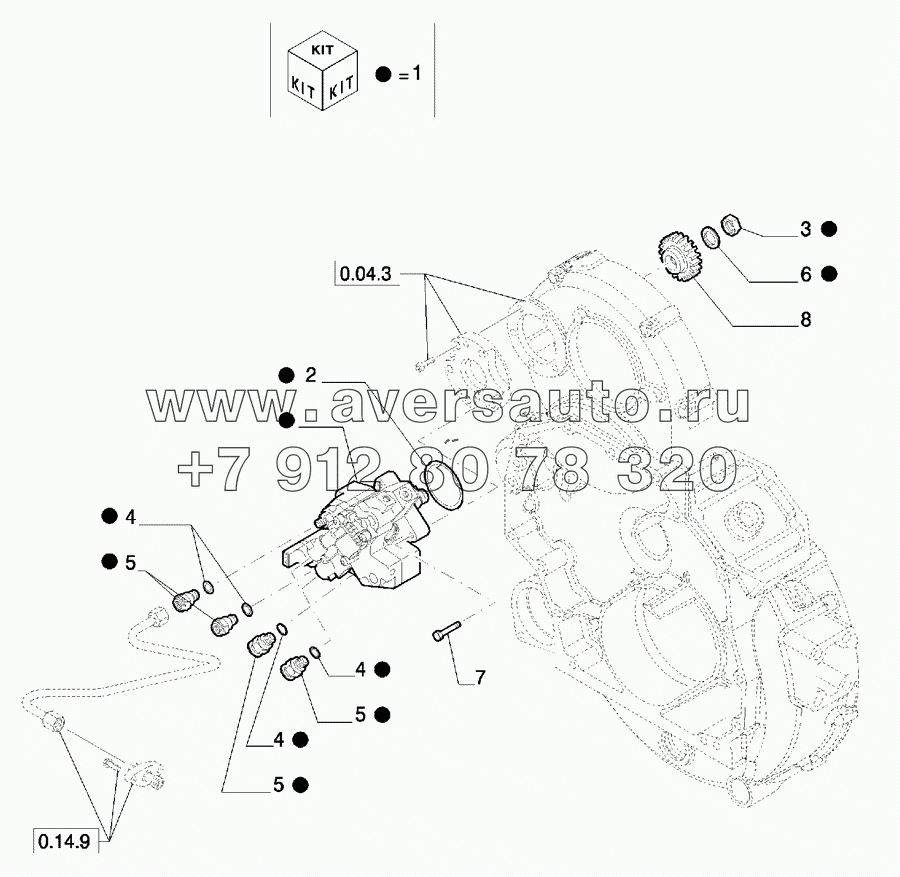 0.14.0(01) INJECTION PUMP (504129899)