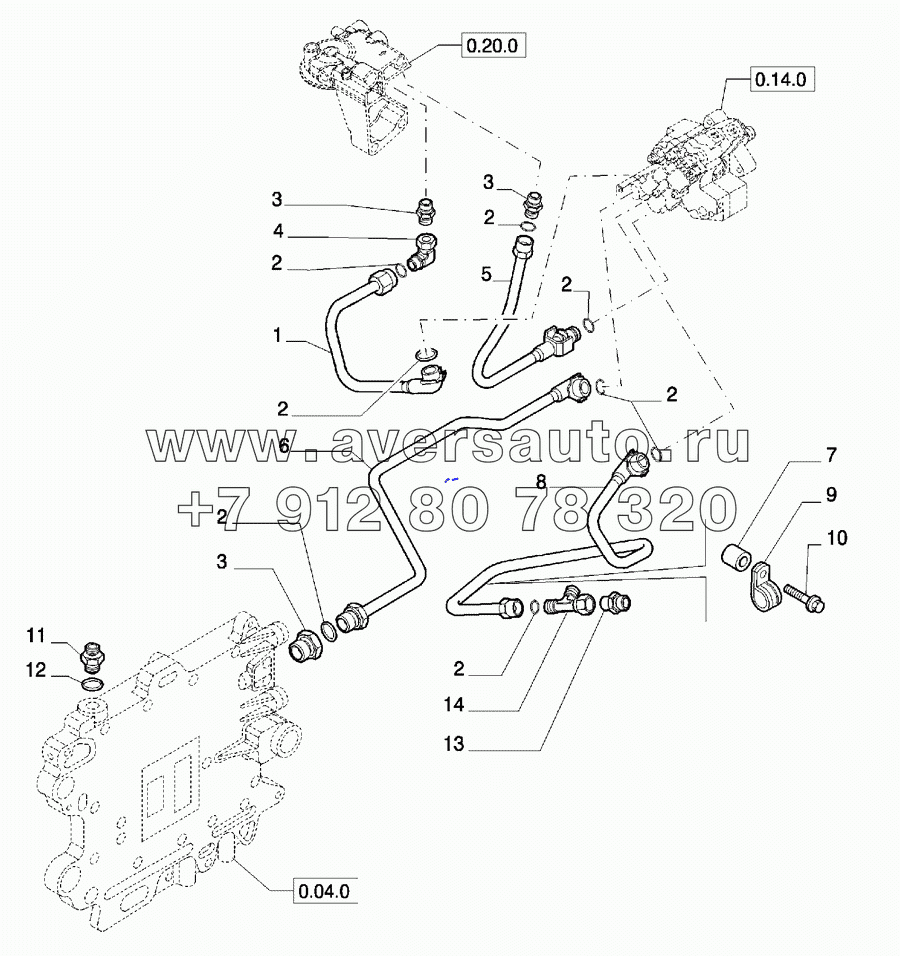 0.20.3(01) FUEL LINES AND RELATED PARTS (504192460)