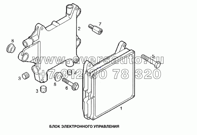 Блок электронного управления